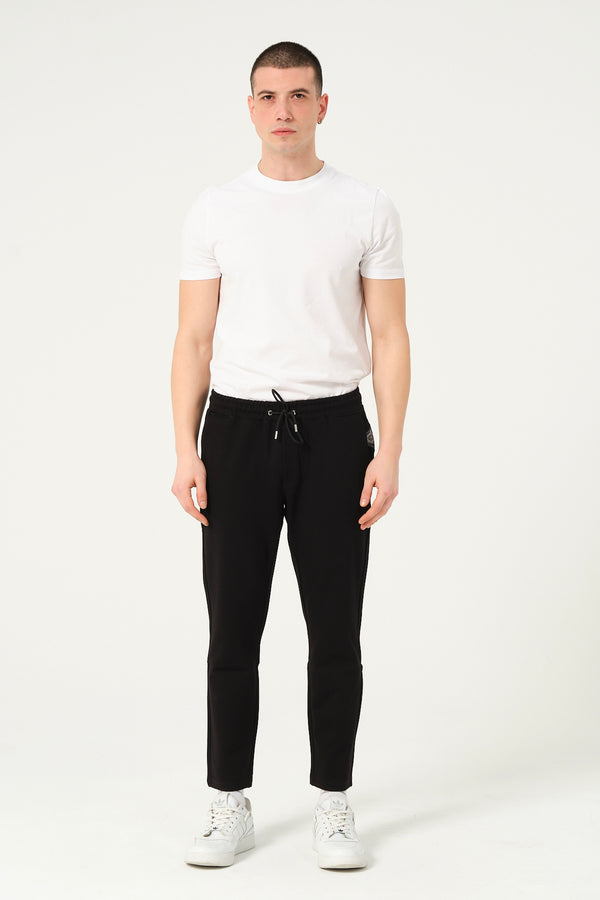 Cotton Man Jogger Pant Black