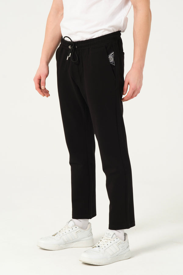 Cotton Man Jogger Pant Black