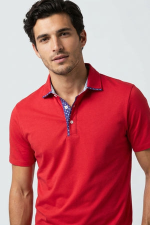 Polo Hombre Jersey Rojo