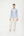 Camisa Mujer Silvia Iconic Algodon Azul Blanco