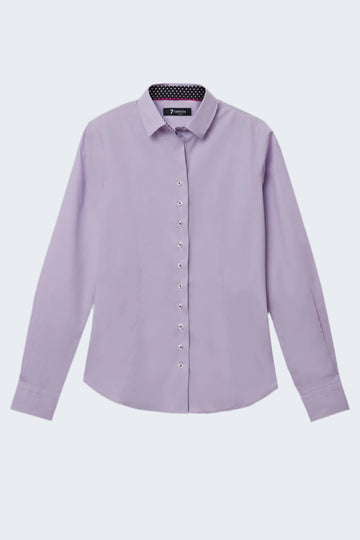 Beatrice Sport Poplin Stretch Women’s Shirt Lilac