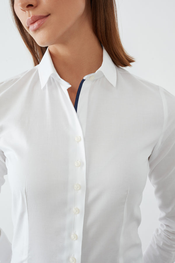 Beatrice Sport Oxford Women Shirt White
