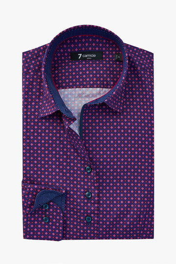 Beatrice Sport Poplin Women’s Shirt Purple Red
