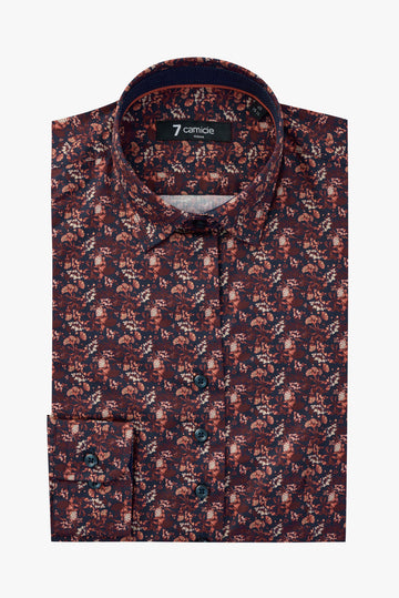 Beatrice Sport Poplin Women’s Shirt Blue Red