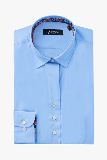 Beatrice Sport Poplin Stretch Women’s Shirt Light Blue