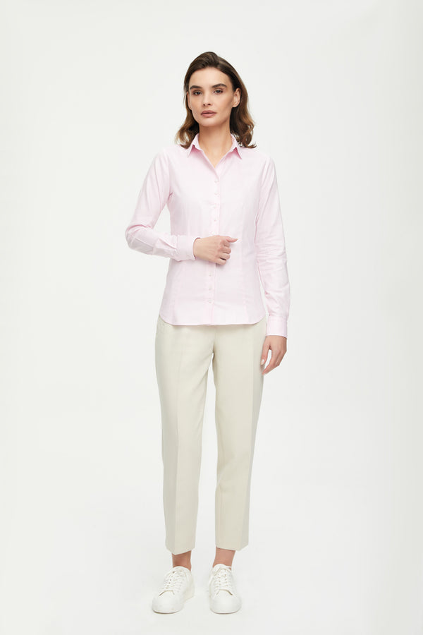 Linda Essential Oxford Women Shirt Pink