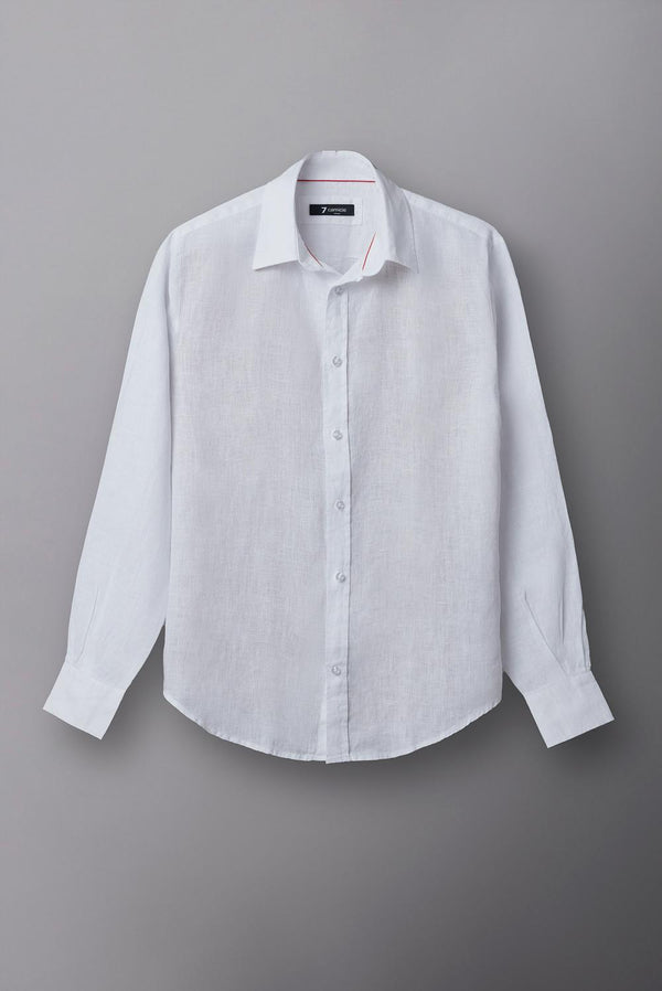 Beatrice Sport Linen Women Shirt White