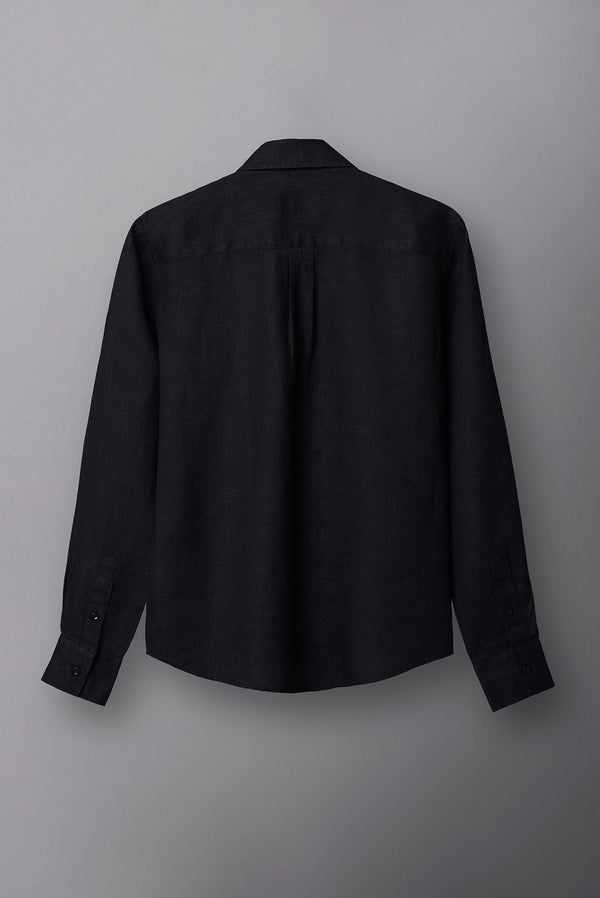 Beatrice Sport Linen Women Shirt Black