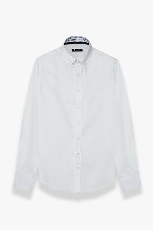 Leonardo Sport Satin Man Shirt White