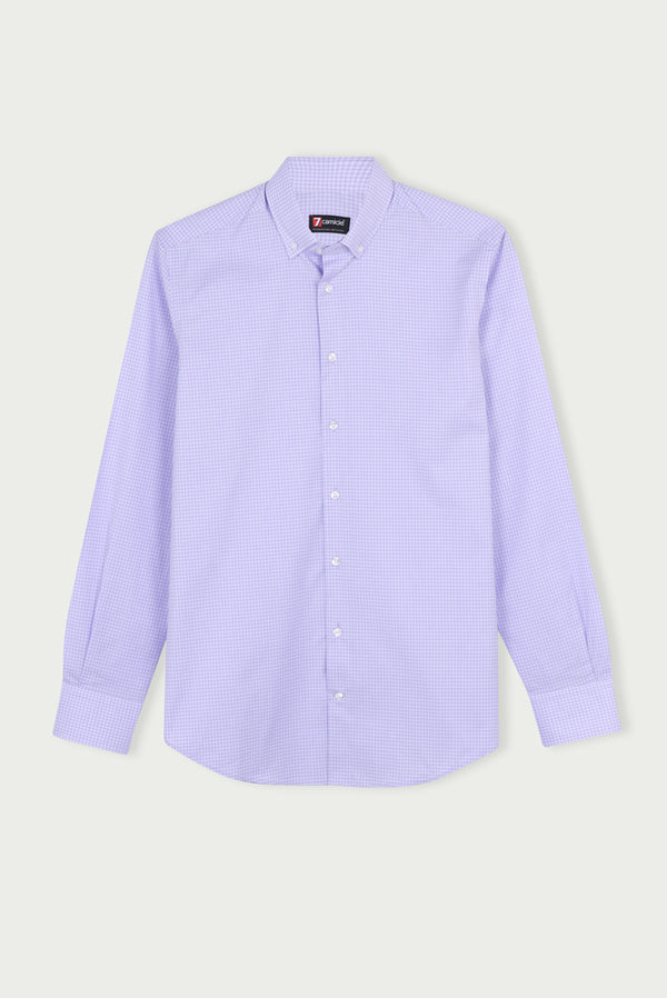 Leonardo Essentials Cotton Man Shirt Lilac Lilac