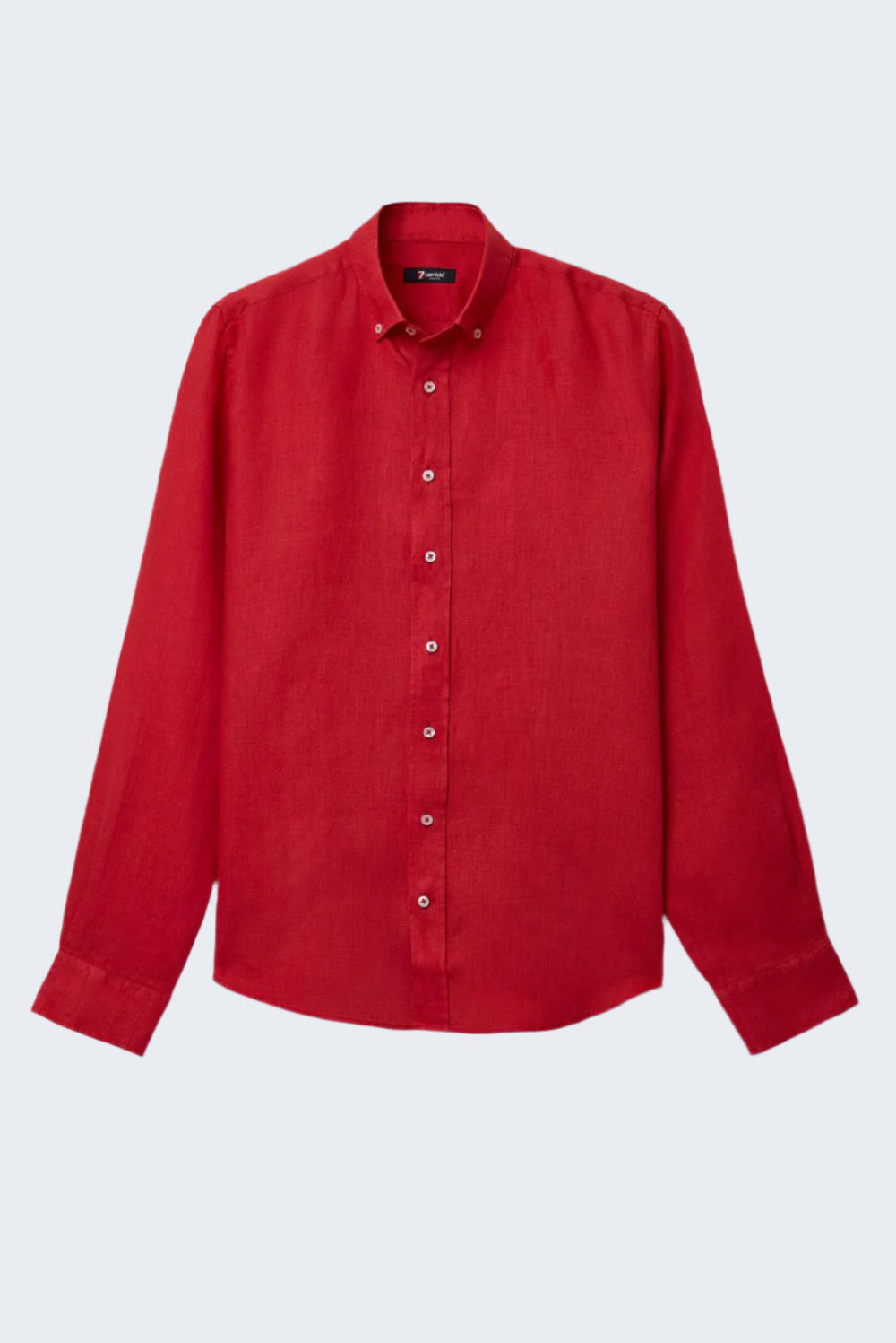 Leonardo Essentials Linen Man Shirt Red – Camicie