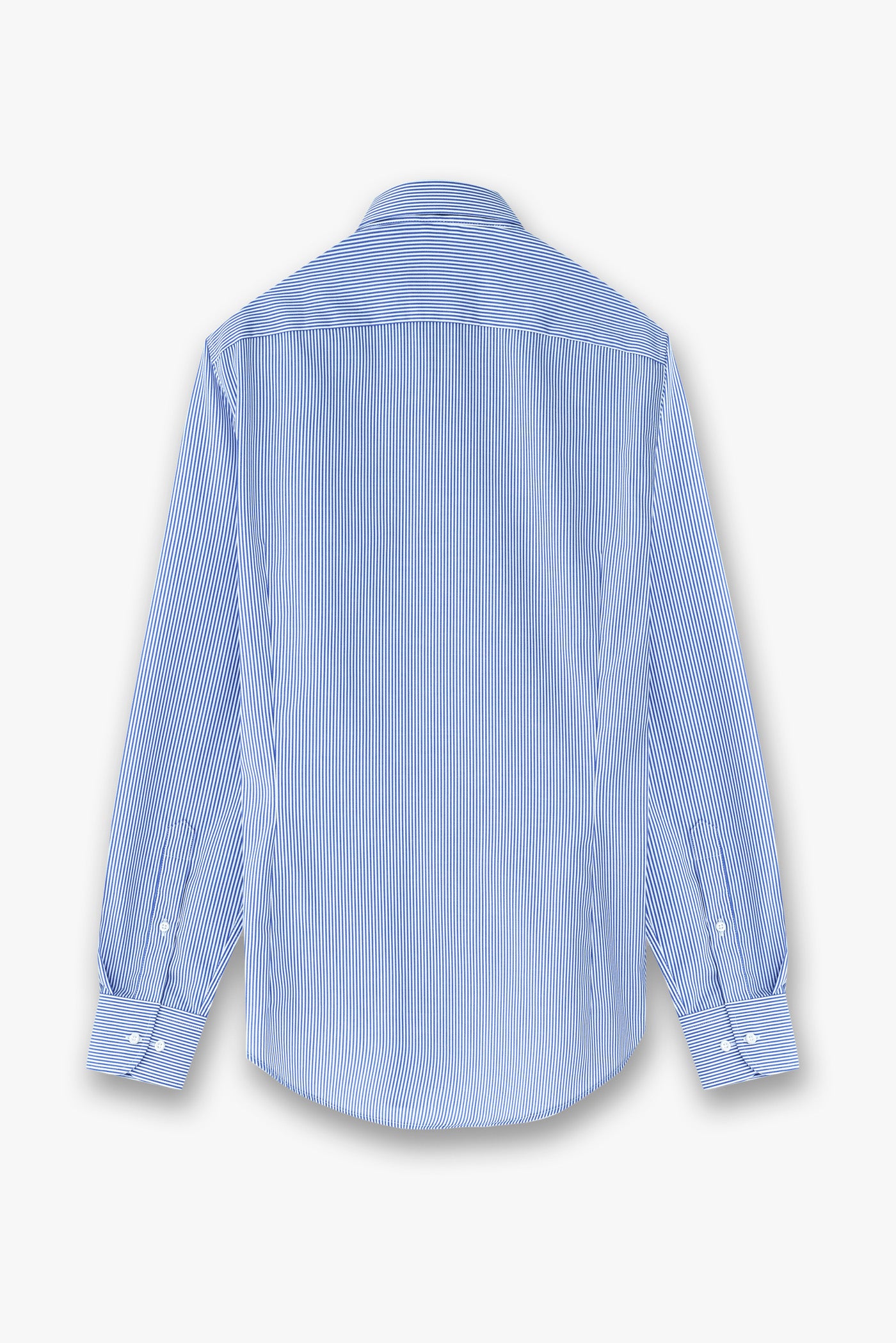 Camisa Hombre Firenze Essential Popelin Azul Blanco Sin plancha – 7 Camicie