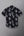Pointed Collar Poplin Man Shirt Black Printed
