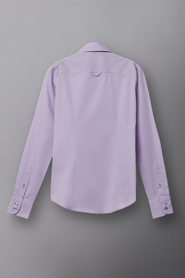 Silvia Iconic Poplin Stretch Women Shirt Lilac