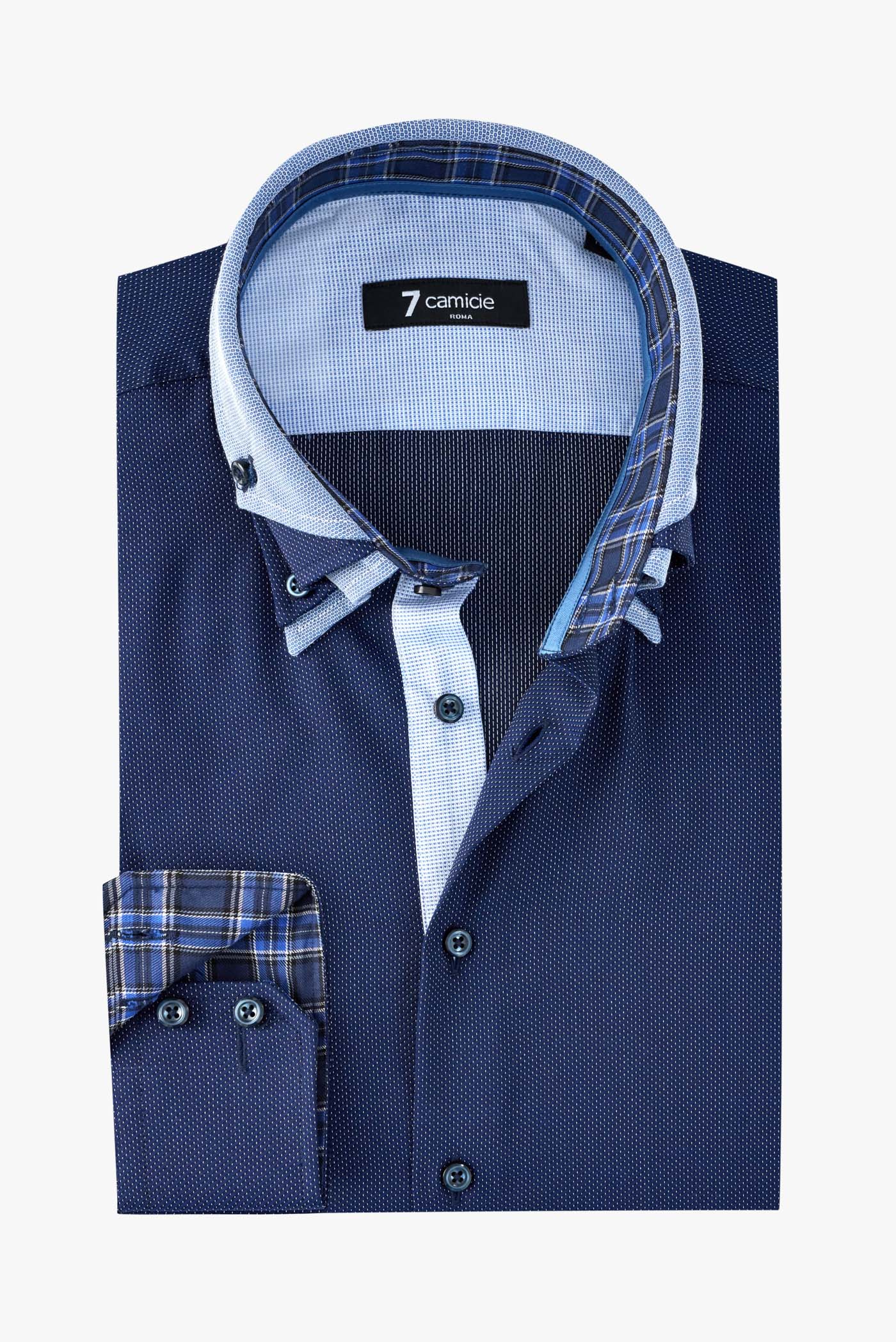 Camicia Azzurra Camicie Eleganti Uomo Online Camicia Uomo Vesuvio