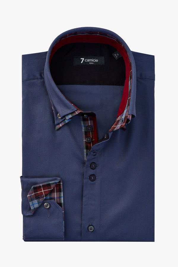 Camisa Hombre Marco Polo Iconic Saten Gris