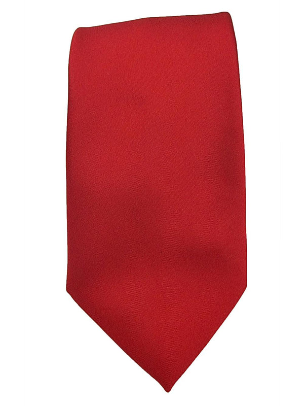 Microfiber Man Tie Red Plain