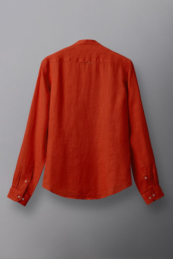 Caravaggio Essentials Linen Man Shirt Orange