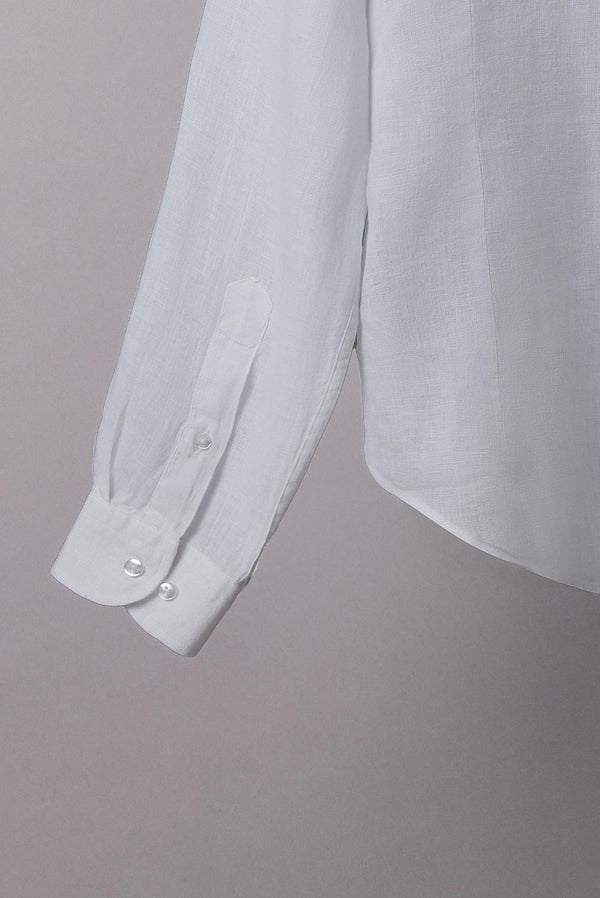 Caravaggio Essentials Linen Man Shirt White