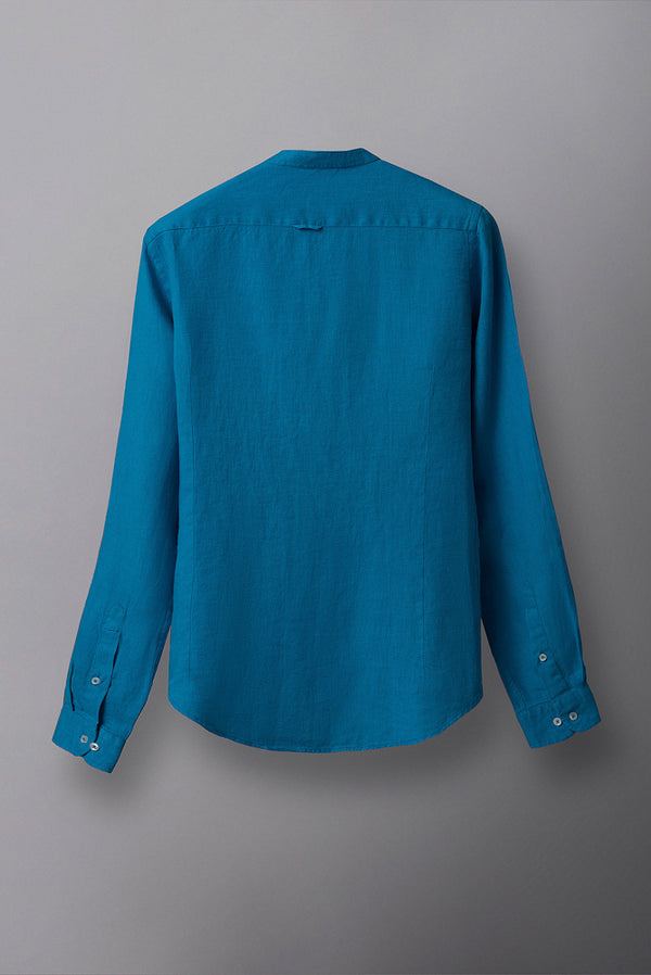 Caravaggio Essentials Linen Man Shirt Light Blue