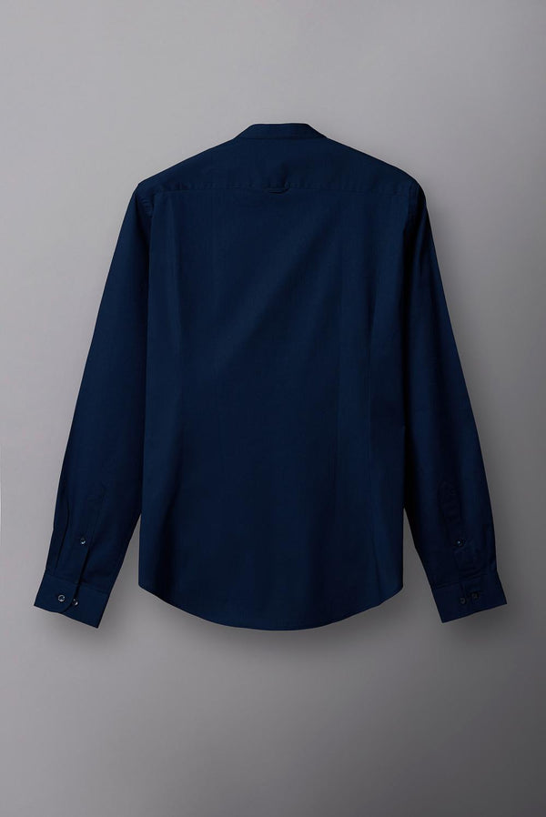 Caravaggio Essentials Poplin Stretch Man Shirt Blue
