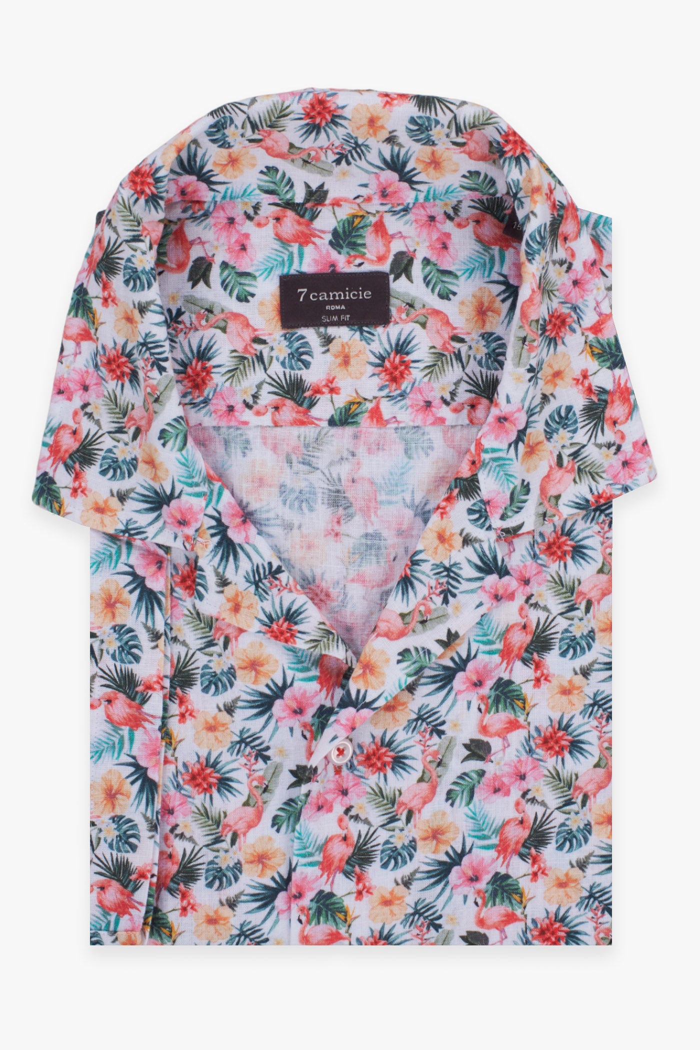 Camicia casual a maniche corte con bottoni uomo, di colore Camicia casual a maniche corte con bottoni uomo, di colore