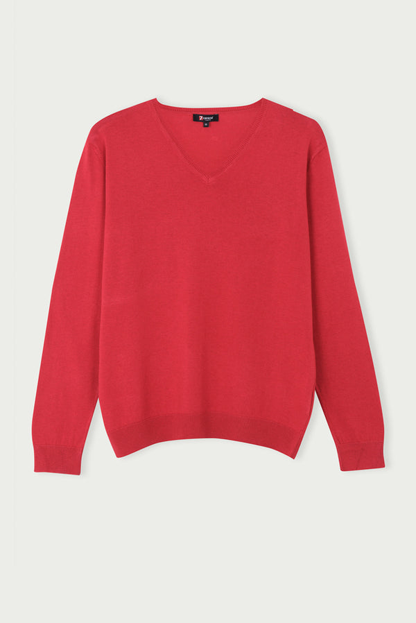 Microfiber Man Sweater Red