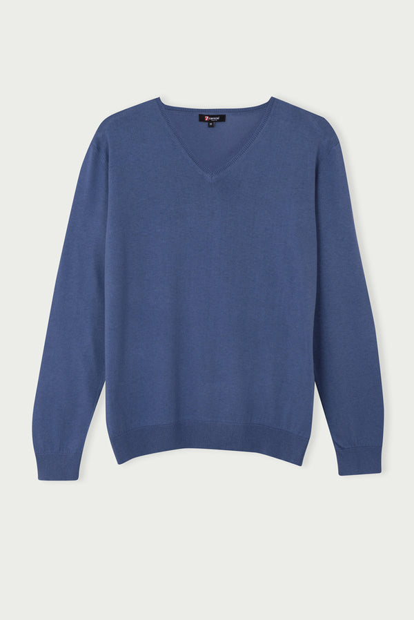 Microfiber Man Sweater Blue