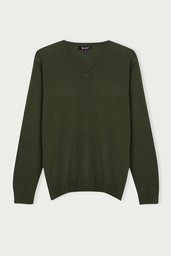 Microfiber Man Sweater Green