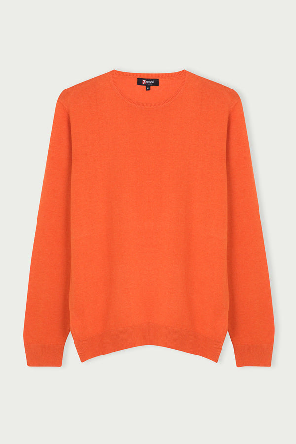 Microfiber Man Sweater Orange