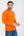 Maglione Uomo Microfibra Arancione