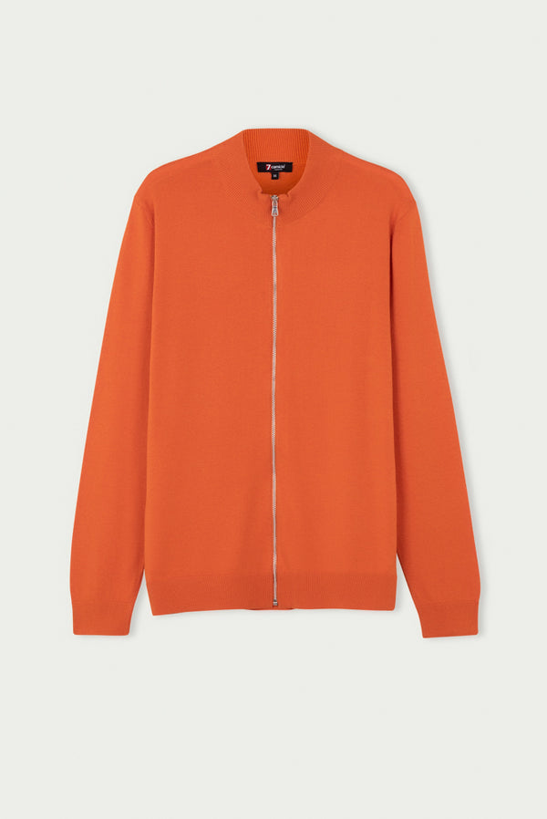 Maglione Uomo Microfibra Arancione