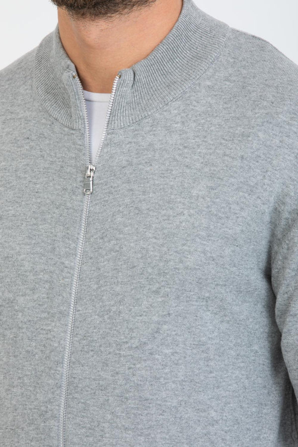 Sueter Hombre Microfibra Gris