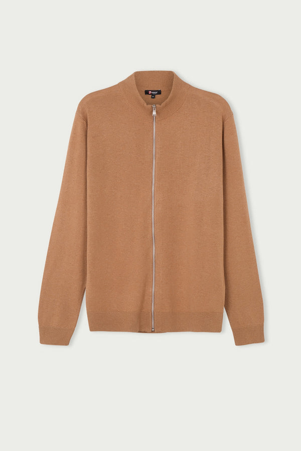 Maglione Uomo Microfibra Marrone