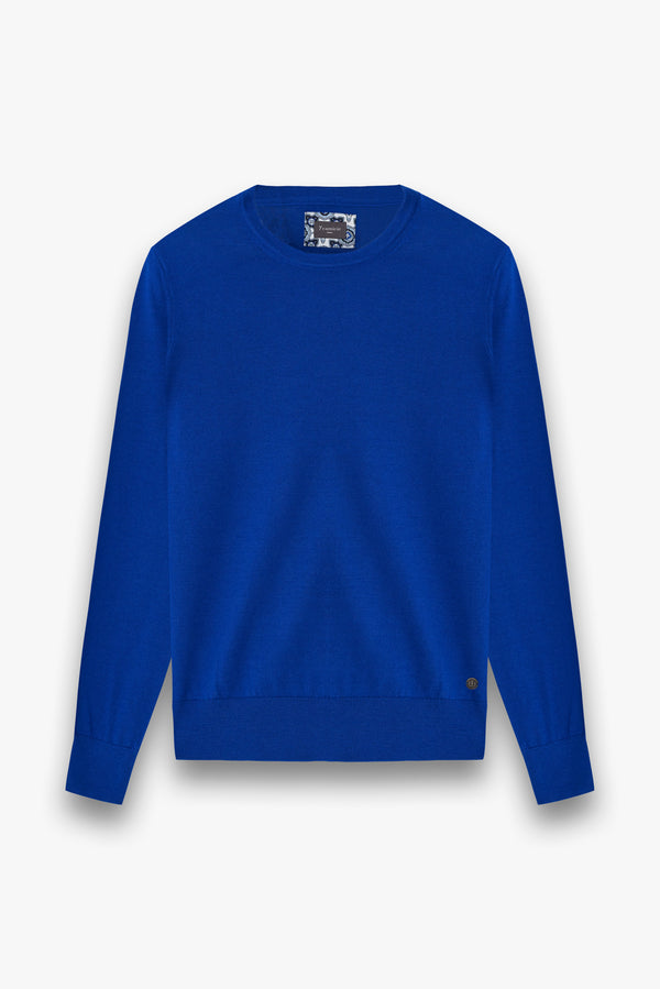 Merino's Blend Man Sweater Navy Blue