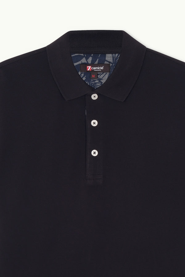 Cotton Man Polo Blue