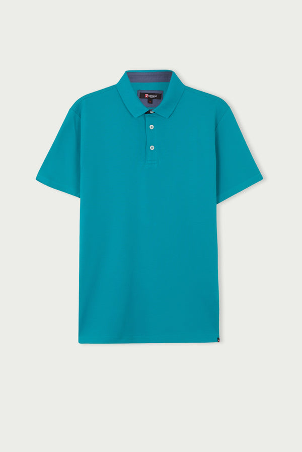 Polo Hombre Algodon Verde